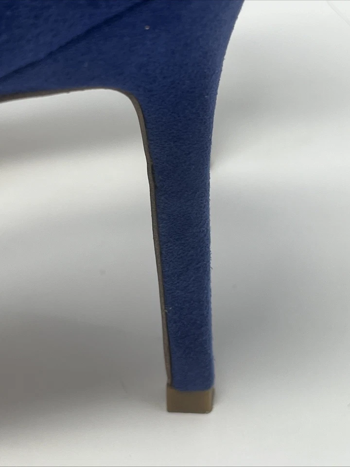 G.I.L.I Royal Blue Jillee Studded Suede Heels - Image 3 of 4