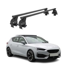 Menabo Dachträger Grundtäger für Cupra Leon 2020-2026 50kg Stahl Schwarz 2 tlg