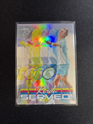  Sebastian Korda - SERVED - HOLO - | Topps Chrome Tennis 2024 