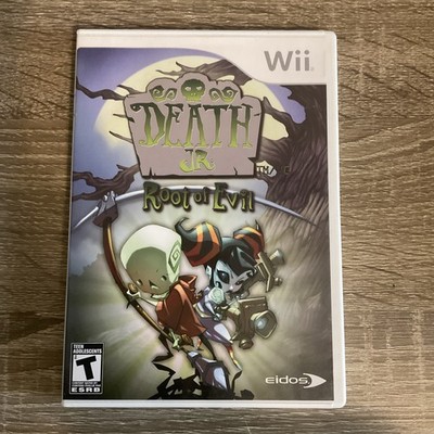 Death Jr. Root of Evil (Nintendo Wii, 2008) CIB Complete W/ Manual Untested