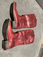 Womens FRYE Boot Burnt Red Dakota Boot Sz 8 B. Made In Mexico