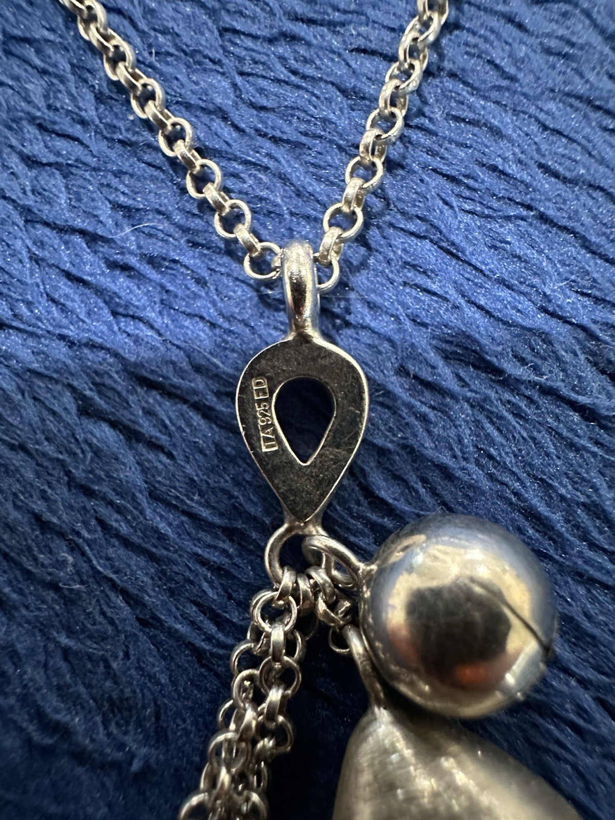 Sterling Silver 925 Dangling Frederic Duclos Tear… - image 6