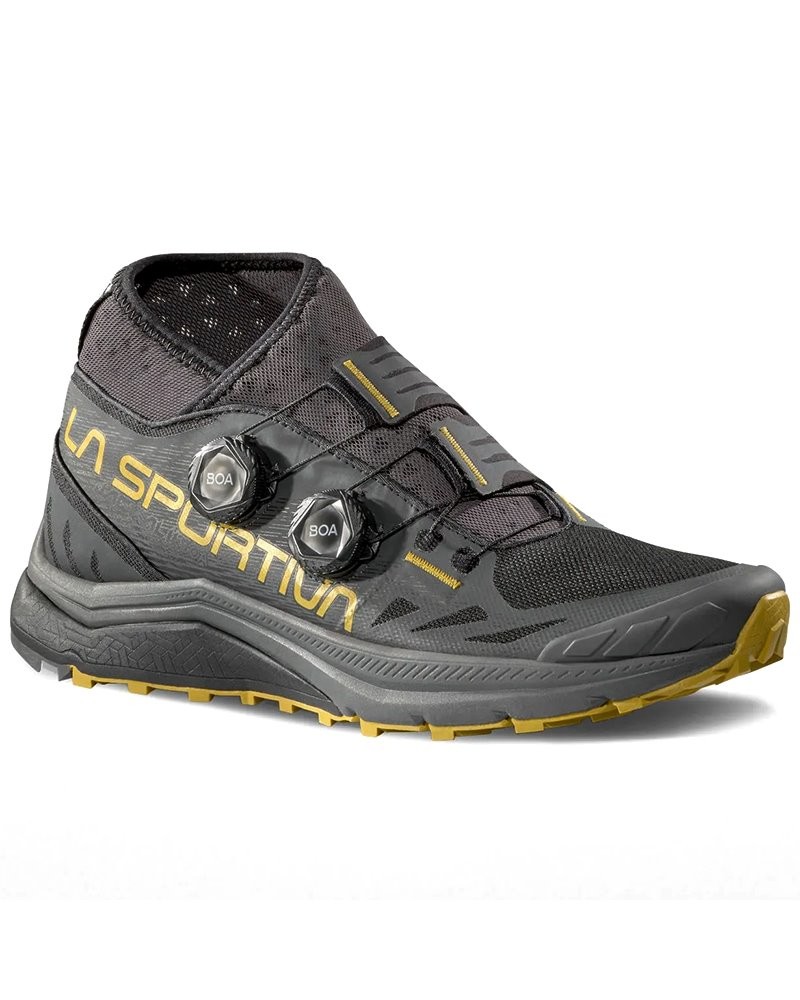 - La Sportiva Jackal II Boa Scarpe Trail Running Uomo, Black/Savana