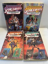Spaceways John Cleve Lot of 4 Paperback Books #1 2 3 9 Erotic Sci-fi Playboy