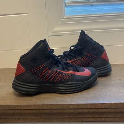 Nike Hyperdunk 2012 524934-400 Navy Blue/University Red Mid Top Basketball USA