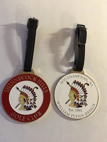 (1) Shinnecock Hills Golf Club Double-Sided Metal Golf Bag Tag - Southampton, NY
