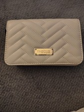 bebe Sophia Quilted Small Crossbody in Chalk