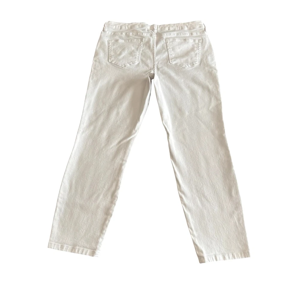 A.N.A. Jeans Women's 31/12 White Ankle Leggings Stretch Cotton Blend Pants 34x26 - Image 2 of 4