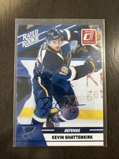 2010-11 DONRUSS KEVIN SHATTENKIRK RATED ROOKIE AUTHENTIC AUTO Card #4. rookie card picture