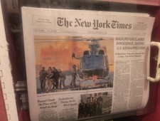The New York Times Tuesday January 6 2026 Maduro Declared Innocence, Saying U.S.