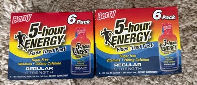 Berry 5-Hour Energy Shot 2 Boxes 12 Bottles