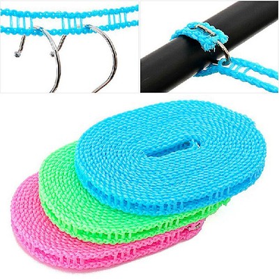 500CM Windproof Clothesline Indoor/Outdoor Clothes Portable Travel G9Z1