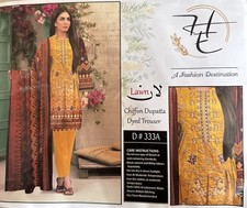 Pakistani Salwar Kameez Dress 3-Piece Size Medium