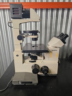 OLYMPUS IMT-2 INVERTED PHASE CONTRAST MICROSCOPE