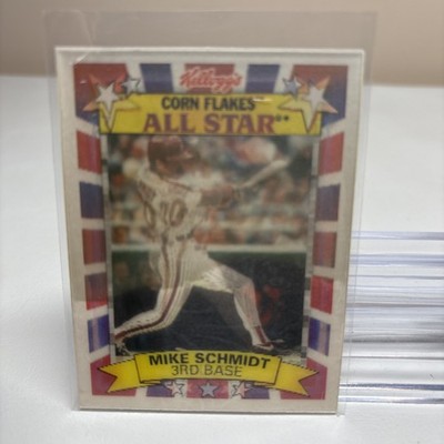 1992 Kellogg's Corn Flakes All-Stars Mike Schmidt Philadelphia Phillies #10