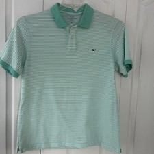 Vineyard Vines Polo Shirt Mens XL Striped Whale Casual Golf Preppy Classic Fit