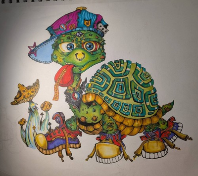 #ad #ad Psychedelic One Of A Kind Hand Drawn Original Art. Not One Piece Is The Same $180.00