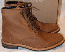 NISOLO MEN'S ANDRES SUEDE BOOTS TOBACCO BROWN SZ 9 $280 NWOB