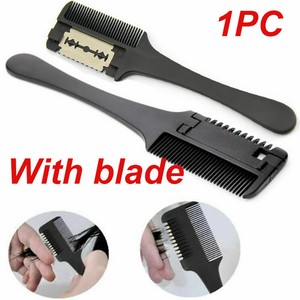 grooming comb with blade