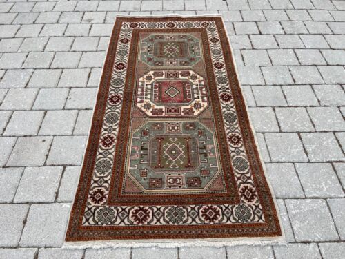 3,1 x 6,2 ft Bohemian Rug,Handmade Rug Turkish Area Rug Vintage Rug Oushak Rug - Picture 2 of 9