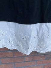 Altar'd State Slip Extender XS Black Full Camisole Lace Hem Adjustable Straps