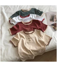 Short-sleeved T-shirt Women's Summer Leggings Casual Top Women's Clothing