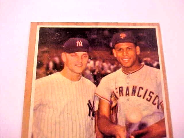 TOPPS 1962 Baseball Card #401 AL & NL Homer Kings   Roger Maris Cepeda SC55 - Image 2 of 4