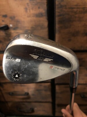 Nice Titleist Vokey Sm6 Chrome Spin Milled 54-10 54 degree Sand Wedge S Grind