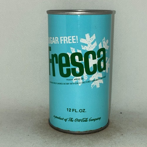 1970's Fresca Cola soda can, straight steel, no bar code - 第 1/6 張圖片