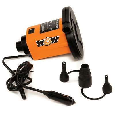 WOW Watersports 12V DC Inflator Pump for Inflatables and Towables with Long Cord