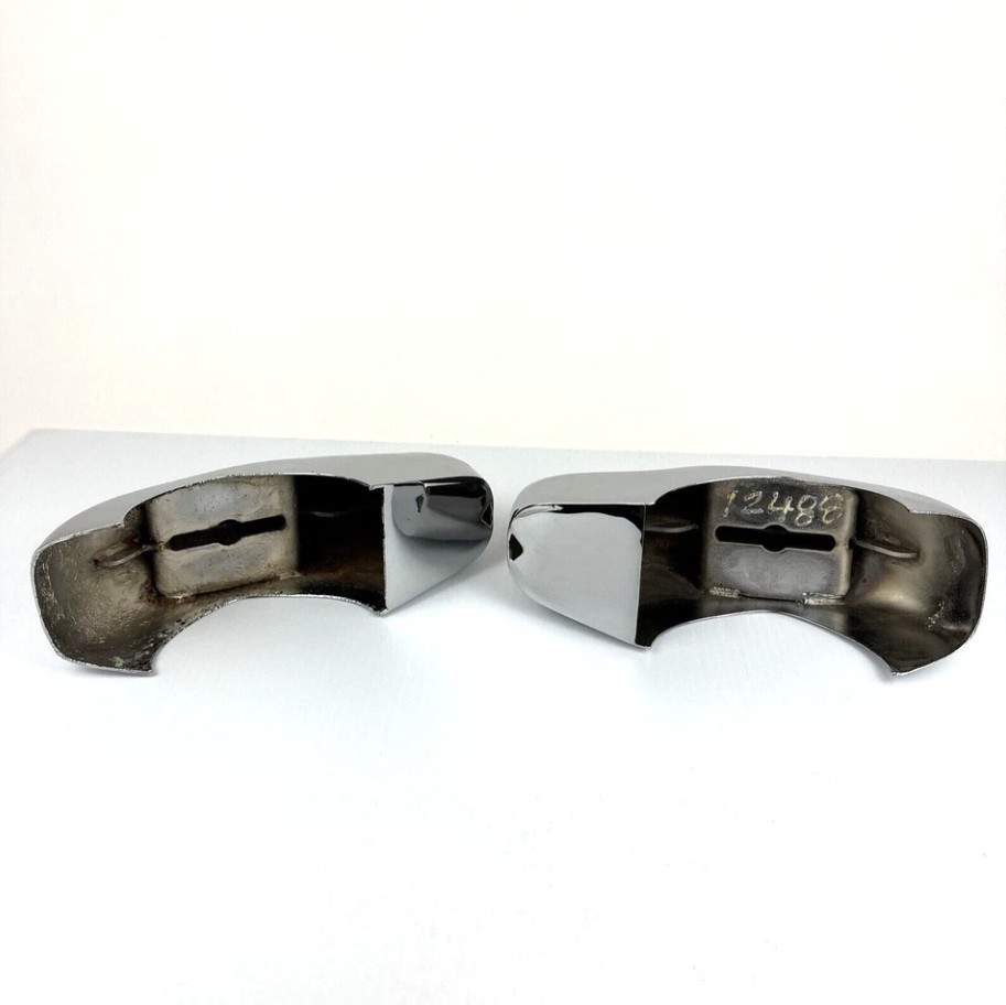 Pair (2) of 1950s Rolls Royce Original OEM Chrome Bumper Guards RESTORED
