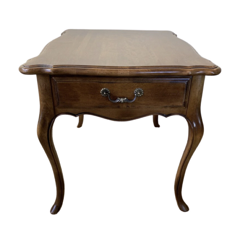 Ethan Allen French Country Single Drawer Lamp End Table 26-8303