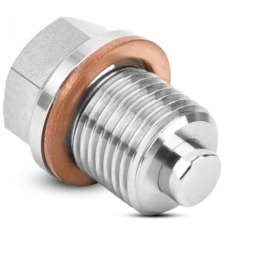 Stainless Steel Engine Neodymium Magnetic Oil Drain Plug with Copper Gasket - Picture 25 of 34