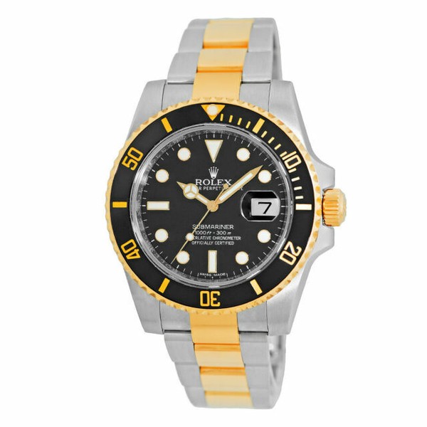 Rolex Submariner Date Men's Black Watch - 116613LN for sale online | eBay