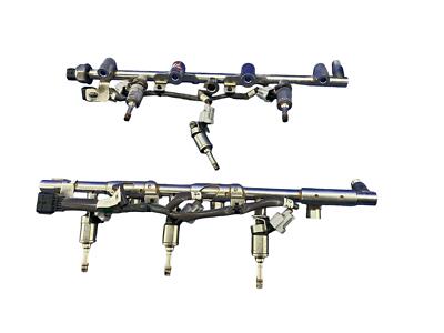 2016-2024 INFINITI Q50 3.0L RWD LEFT RIGHT SIDE ENGINE FUEL INJECTOR RAIL SET