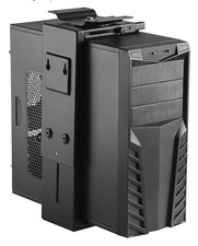 Adjustable Under Desk PC Mount and CPU Holder Wall Mount PC Mount Under Desk ...