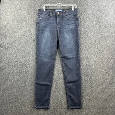 Democracy Ab Solution Jeans Women's 8 Blue Dark Wash Skinny Stretch