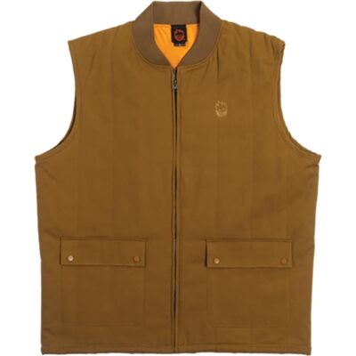 トップス SPITFIRE BIGHEAD VEST CUSTOM CANVAS VEST Spitfire Bighead Vest Canvas Vest S-Tan | eBay