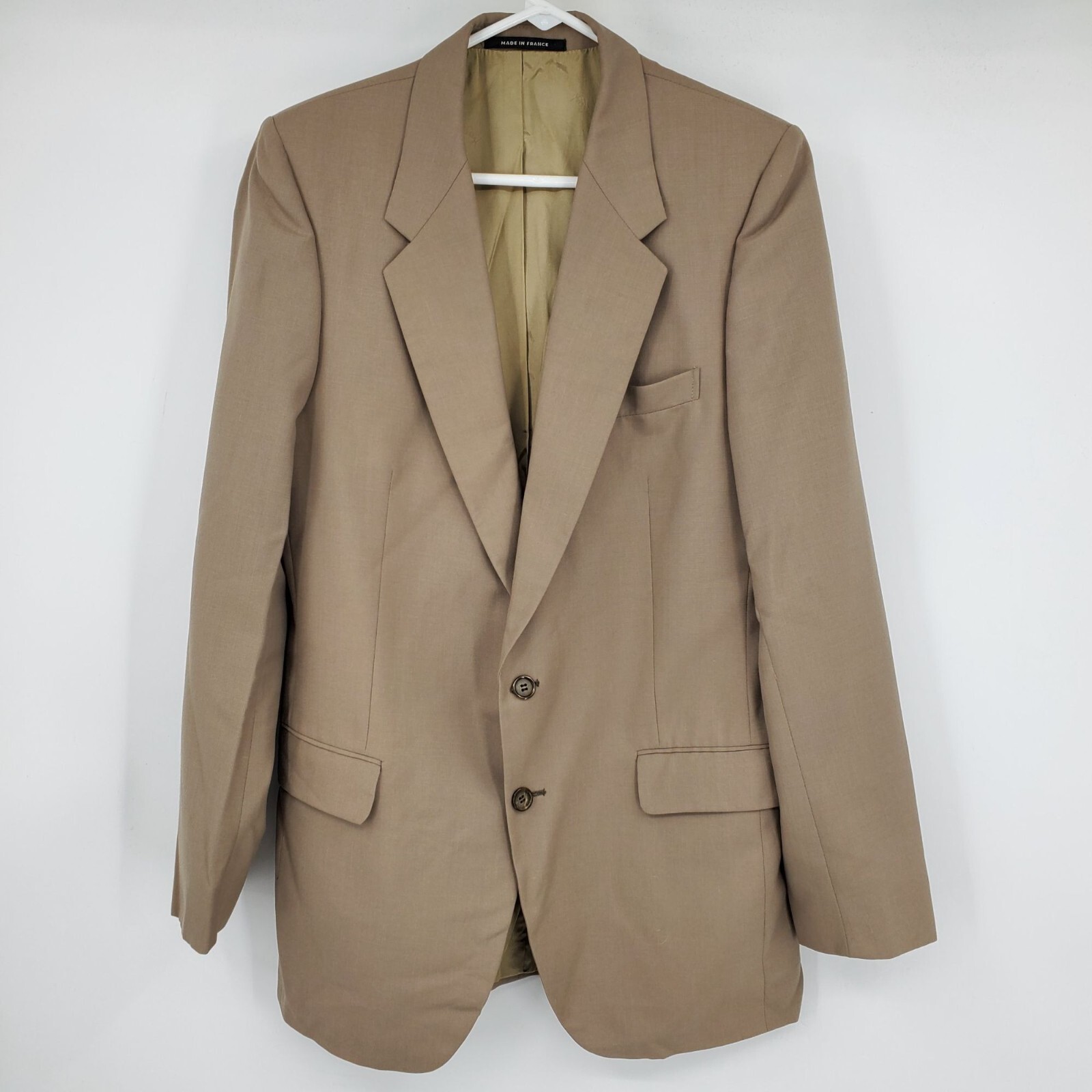 Giacca tuta blazer formale YSL Yves Saint Laurent uomo marrone 2 bottoni
