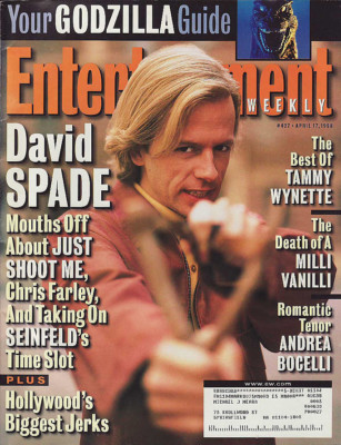 Entertainment Weekly Magazine - # 427 - APRIL 17,1998 - DAVID SPADE cover!