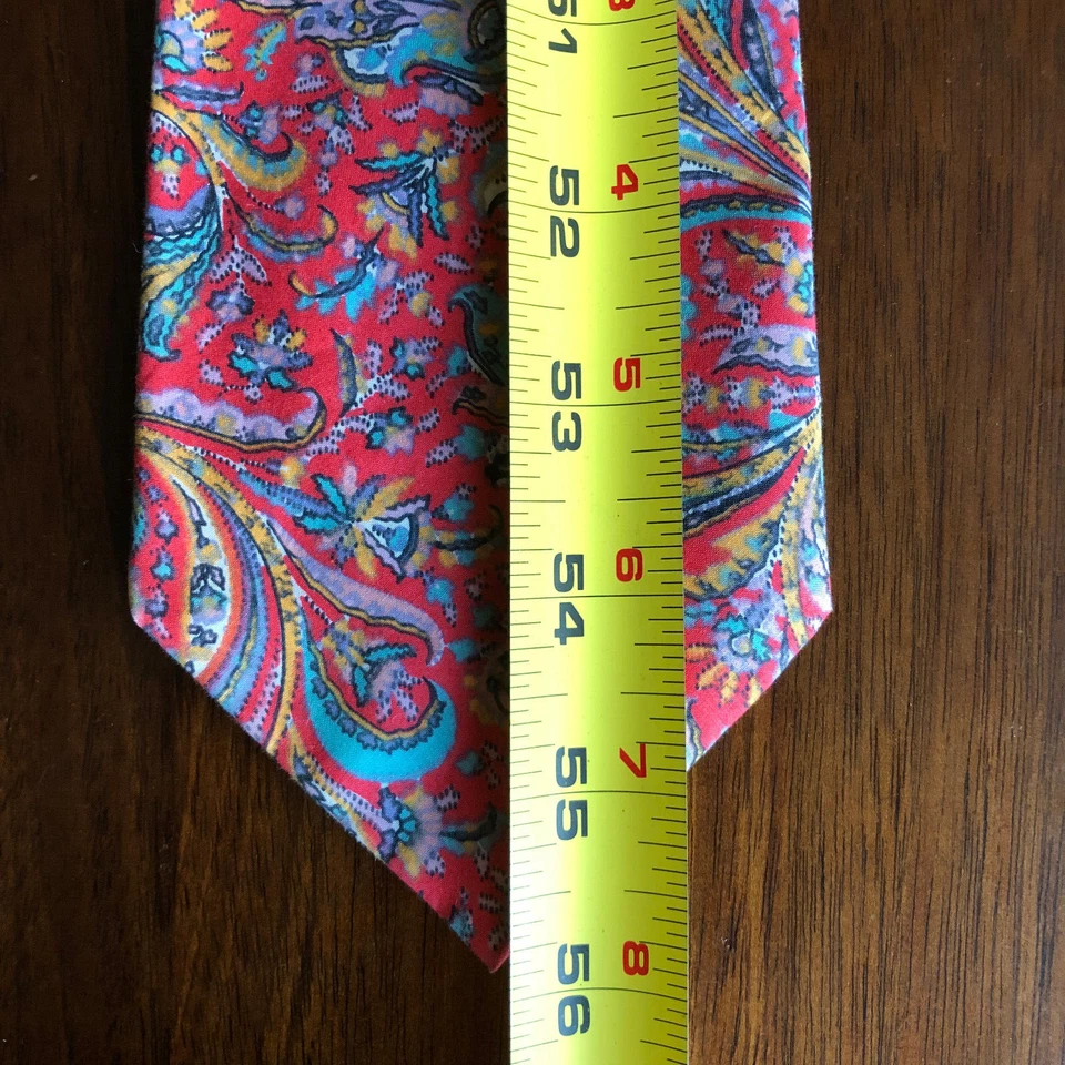 СВОБОДА шеи галстук хлопок Aqua красный розовый синий желтый свадьбы работы подарок 56 «x 4» Великобритании - Изображение 4 из 4