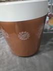 Stunning Vintage West Bend Thermo Serv Ice Bucket Leaf Seasons Copper — photo 2