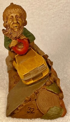 SPEEDY-R 1989~Tom Clark Gnome~Cairn Studio Item #5068~Edition #32~w/COA & Story