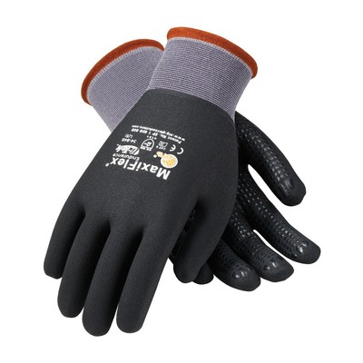 PIP 34-846 GTEK Maxiflex Ultimate Gloves w/Dots Large DOZEN