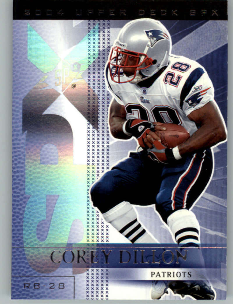 2004 SPx #58 Corey Dillon NM-MT Patriots 