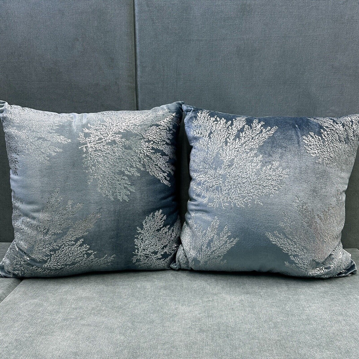 Coastal Collection Pillows Coral Tropical Ocean Accents 18x18 Set Of  Matching