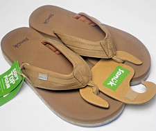 Sanuk Mens Tiderush Tan 9