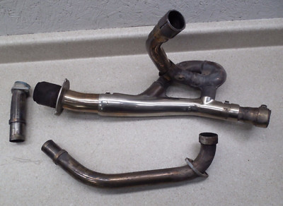 08 Hyosung Comet GT650R EXHAUST MID PIPE W FRONT & REAR HEADERS