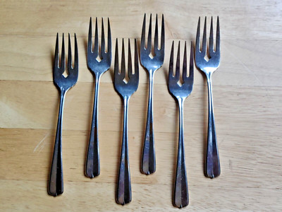 Oneida GALA IMPULSE Stainless Salad Forks 6 3/8'' set of 6 replacement