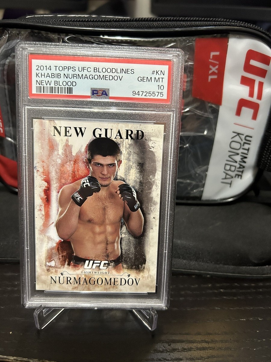 2014 Topps UFC Bloodlines Khabib Nurmagomedov New Blood #NB